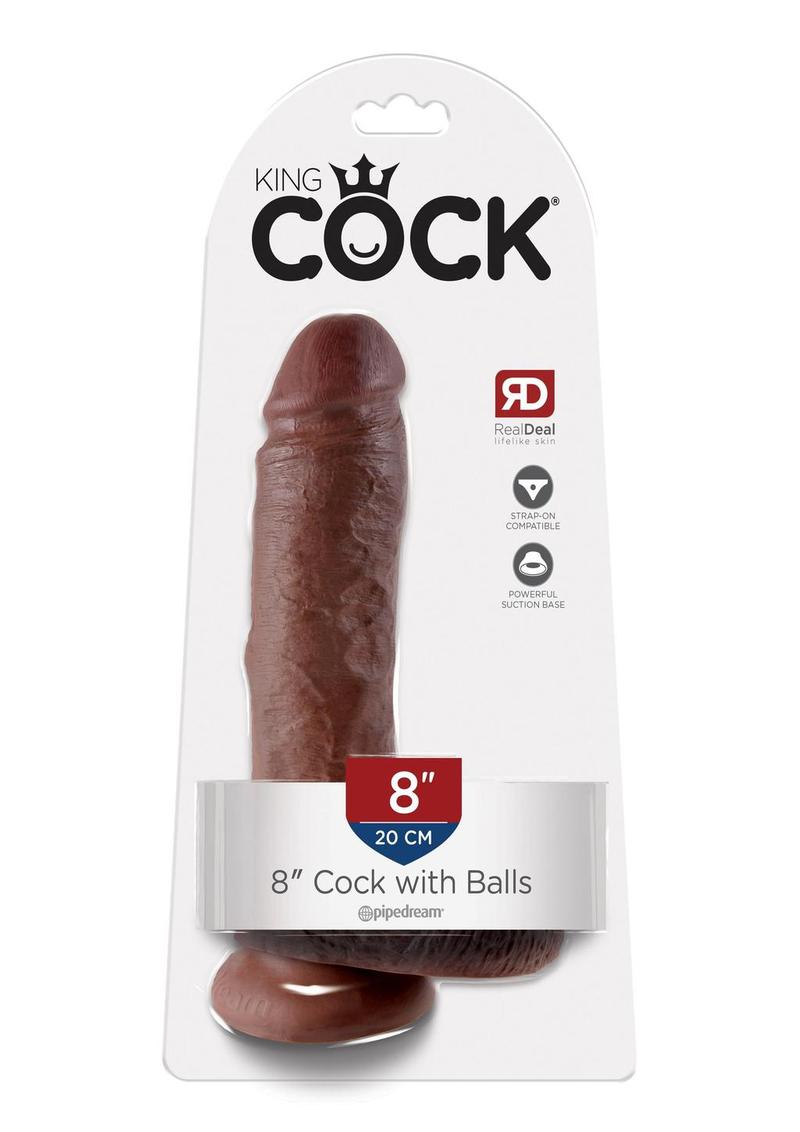 King Cock Dildo with Balls