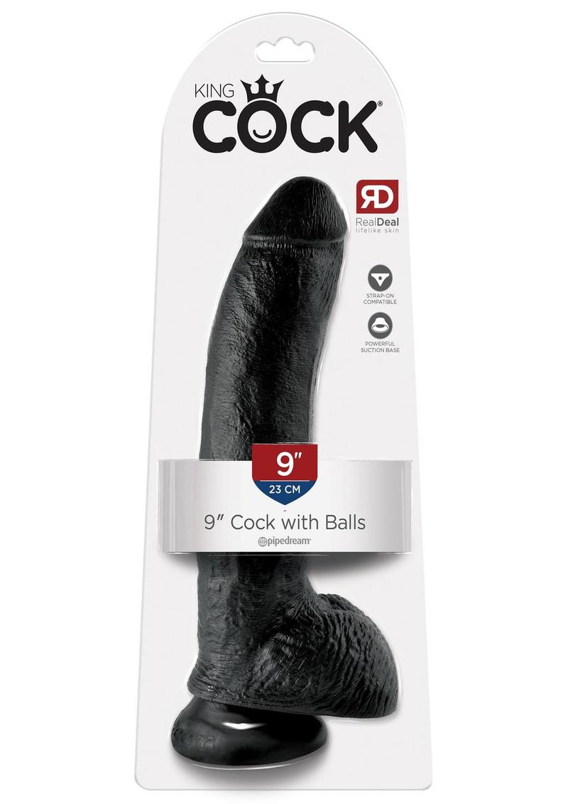 King Cock Dildo with Balls