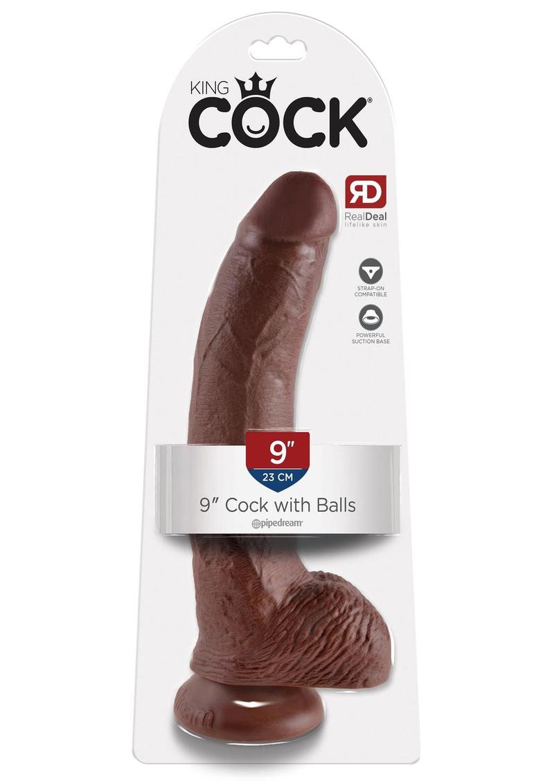 King Cock Dildo with Balls
