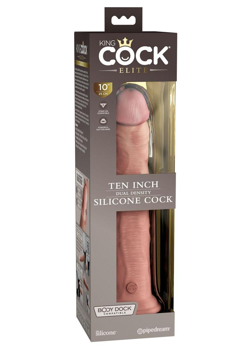 King Cock Elite Dual Density Silicone Dildo