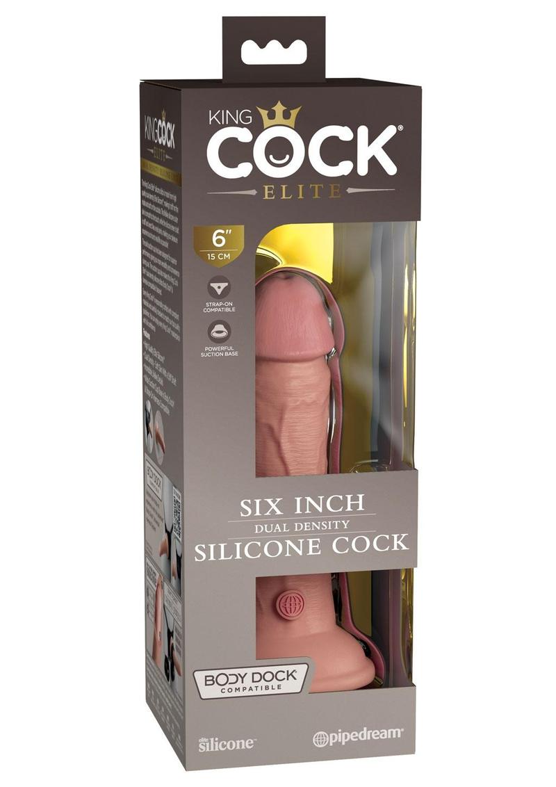 King Cock Elite Dual Density Silicone Dildo