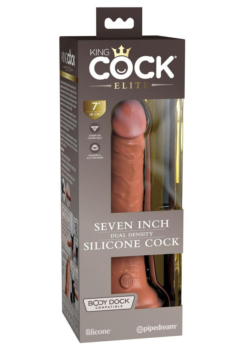 King Cock Elite Dual Density Silicone Dildo