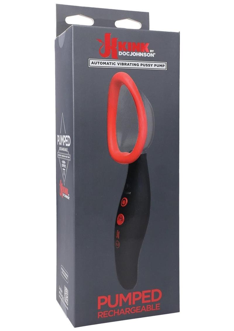 Kink Pumped Rechargeable Automatic Vibrating Silicone Pussy Pump
