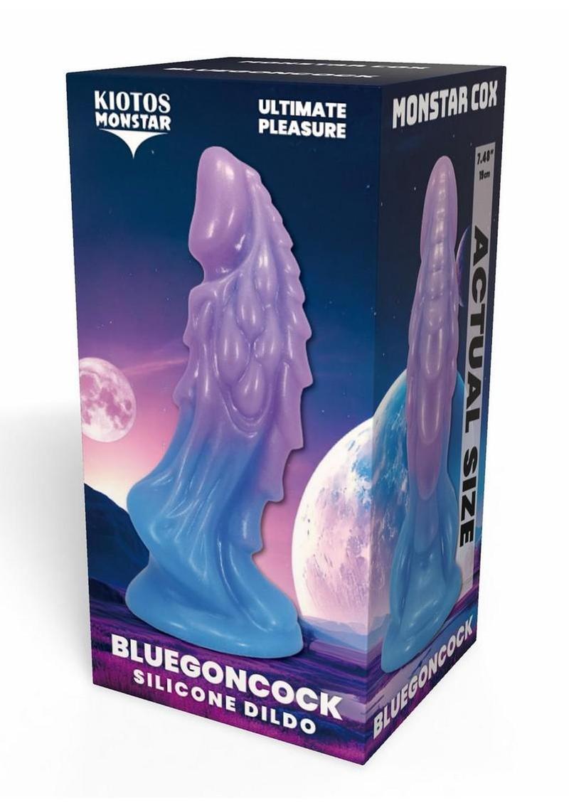 Kiotos Monstar Cox Bluegon Silicone Cock with Suction Cup