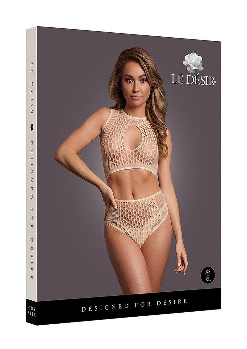 Le Desir Duo Net Key Hole Bra