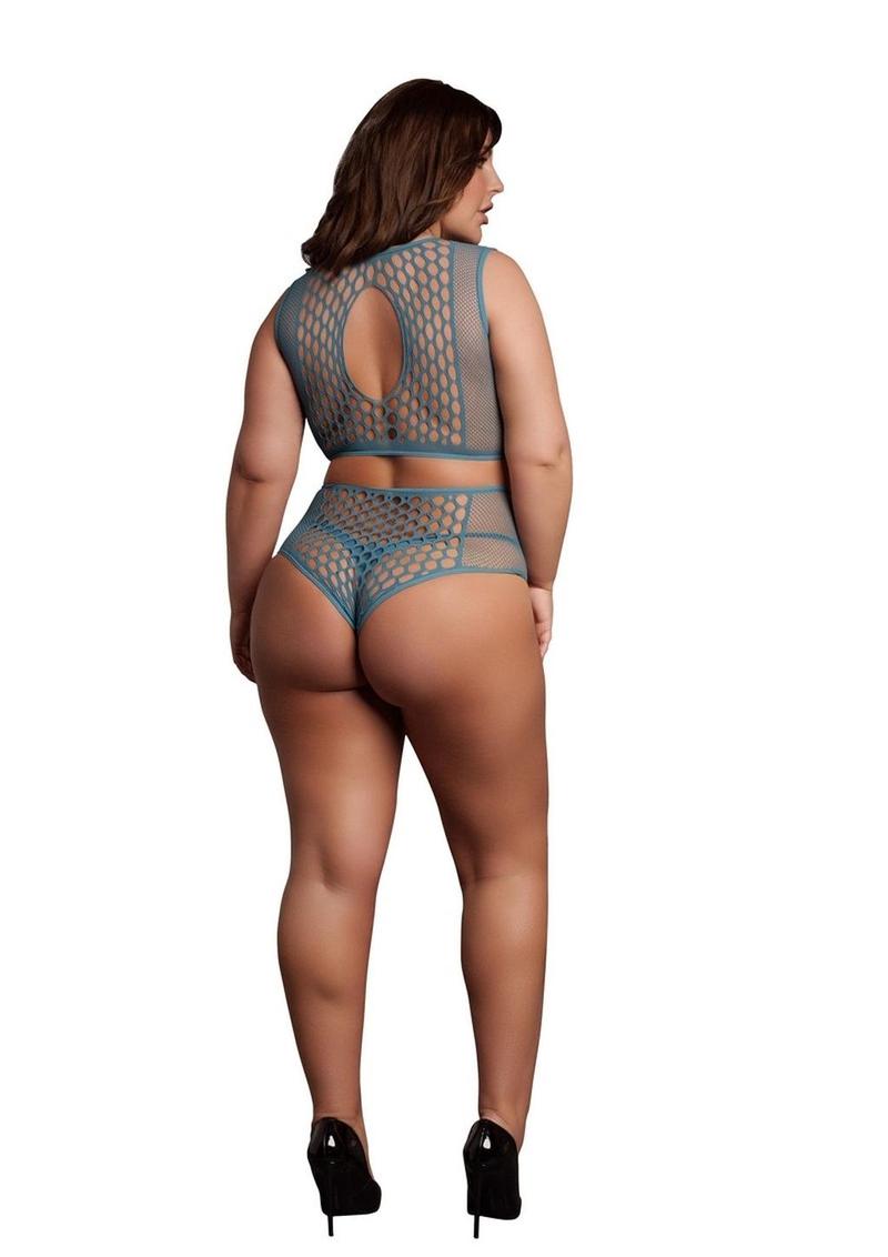 Le Desir Duo Net Key Hole Bra
