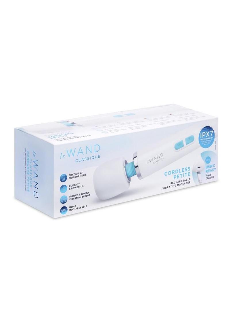 Le Wand Classique Petite Wand Silicone Rechargeable Massager