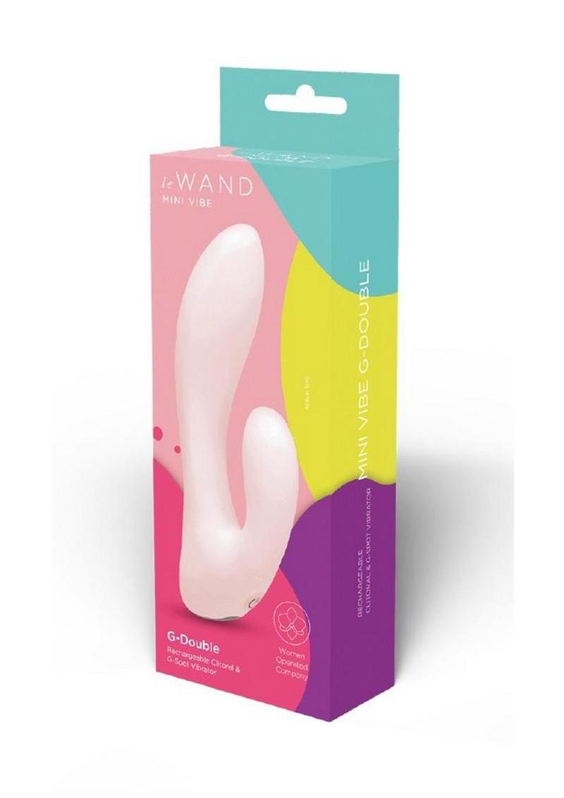 Le Wand Mini Vibe G-Double Dual Stimulating Rechargeable Rabbit Vibrator