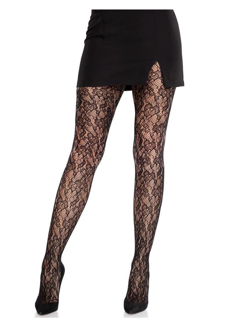 Leg Avenue Camellia Lace Tights