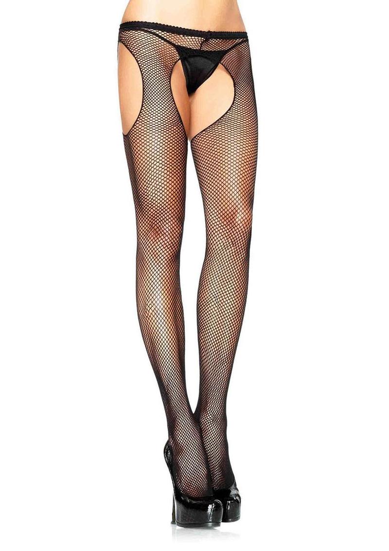 Leg Avenue Fishnet Suspender Tights