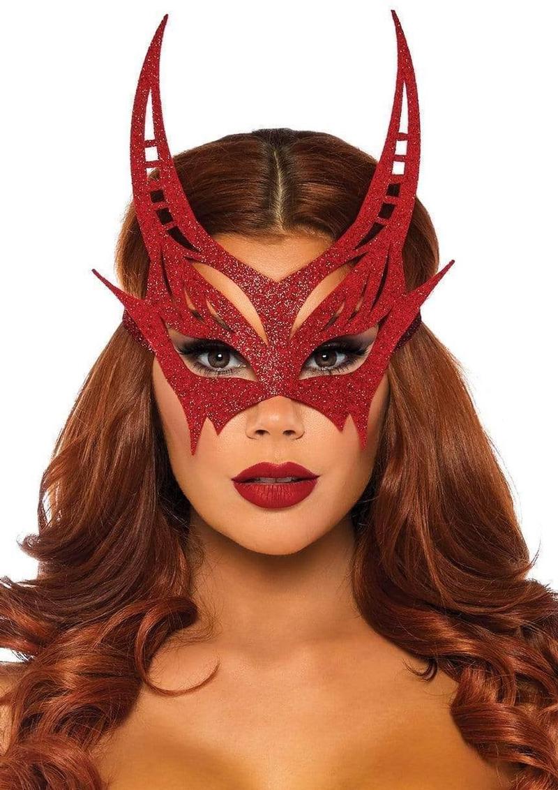 Leg Avenue Glitter Devil Mask