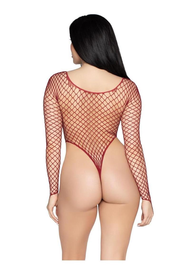 Leg Avenue High-Cut Industrial Net Bodysuit
