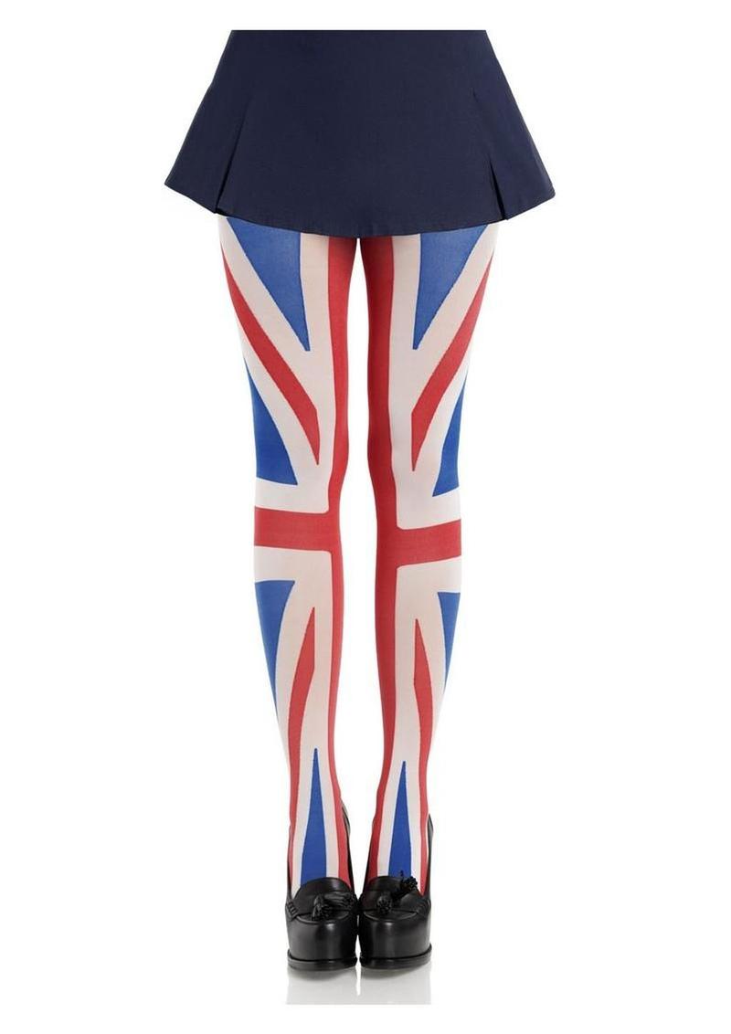Leg Avenue Union Jack Opaque Tights