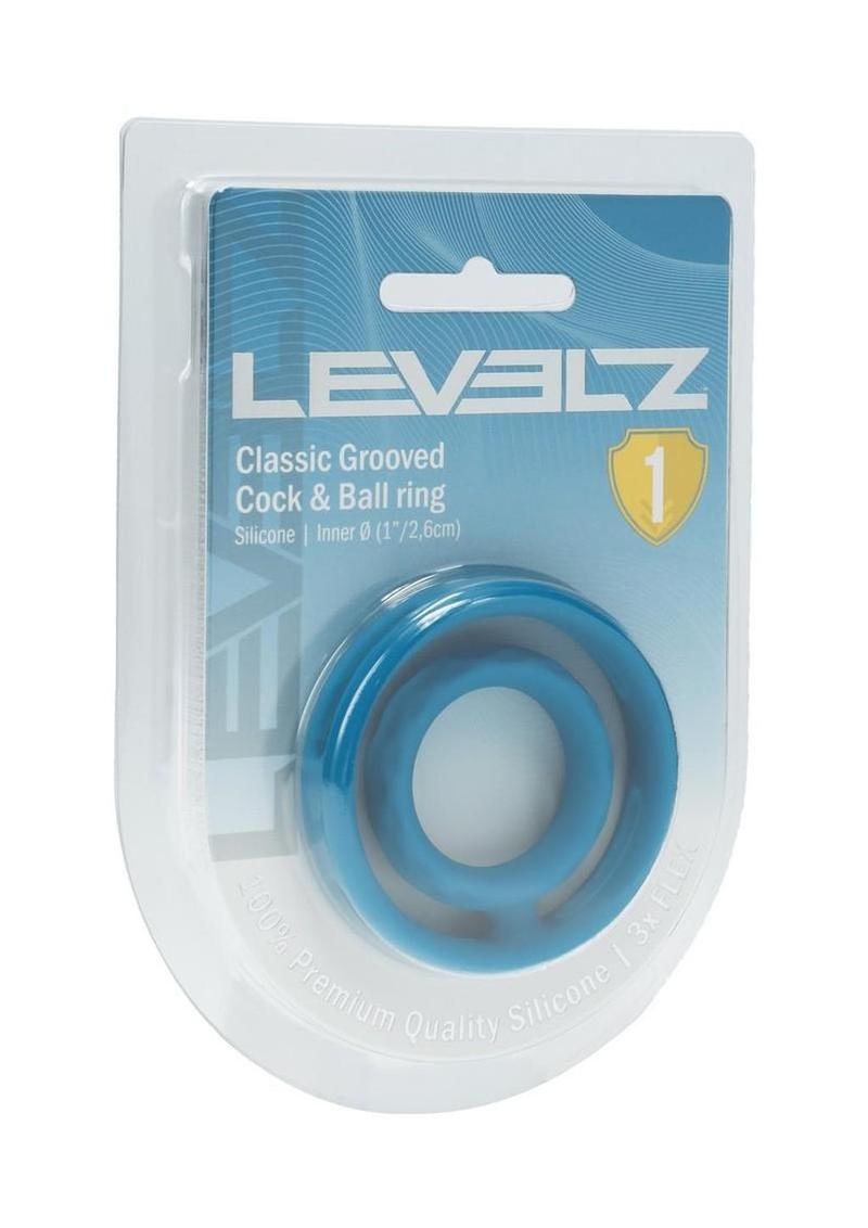 Levelz Classic Grooved Silicone Cock and Ball Ring