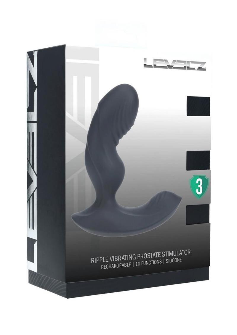 Levelz Ripple Vibrating Silicone Rechargeable Prostate Stimulator