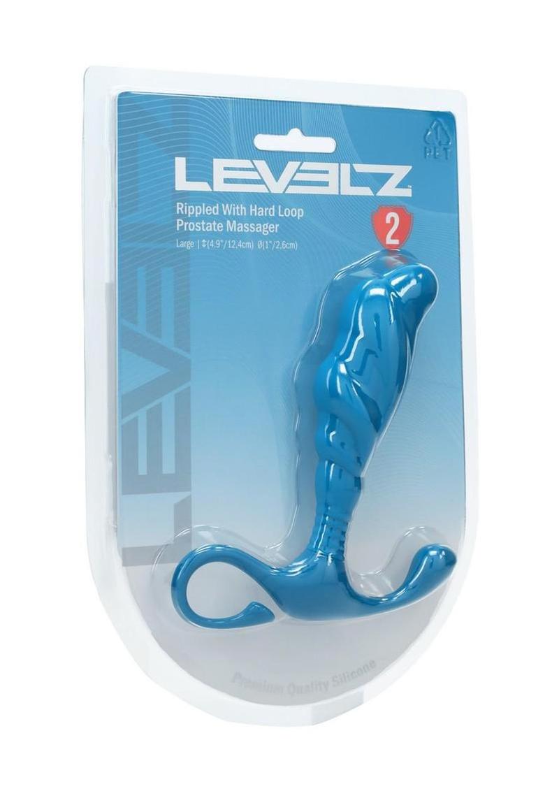 Levelz Rippled with Hard Loop Silicone Prostate Massager