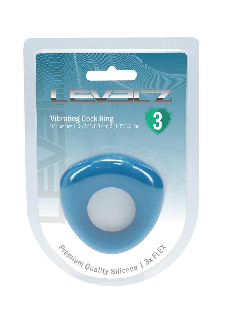 Levelz Sealed Liquid Silicone Rechargeable Vibrating Cock Ring