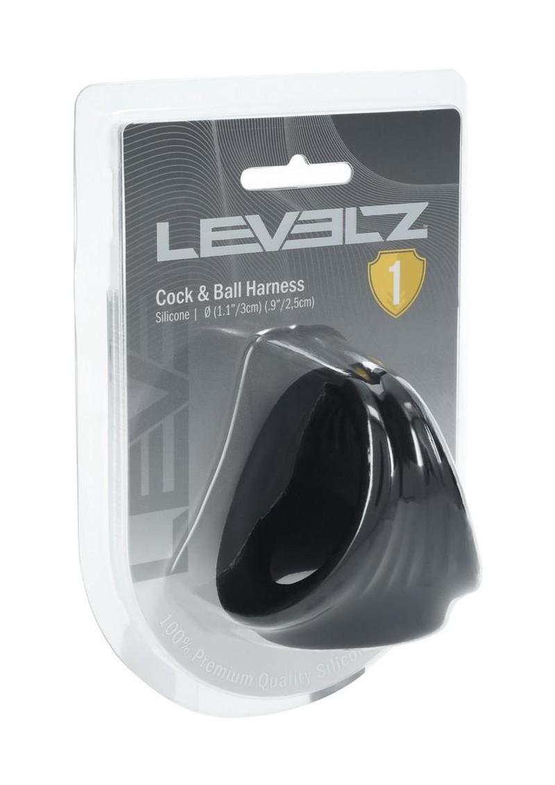 Levelz Silicone Cock and Ball Harness