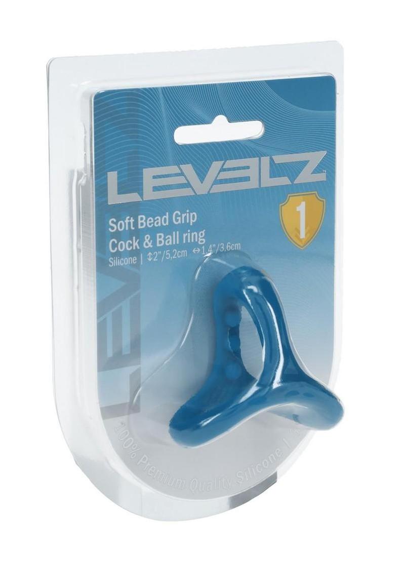 Levelz Soft Bead Grip Silicone Cock and Ball Ring
