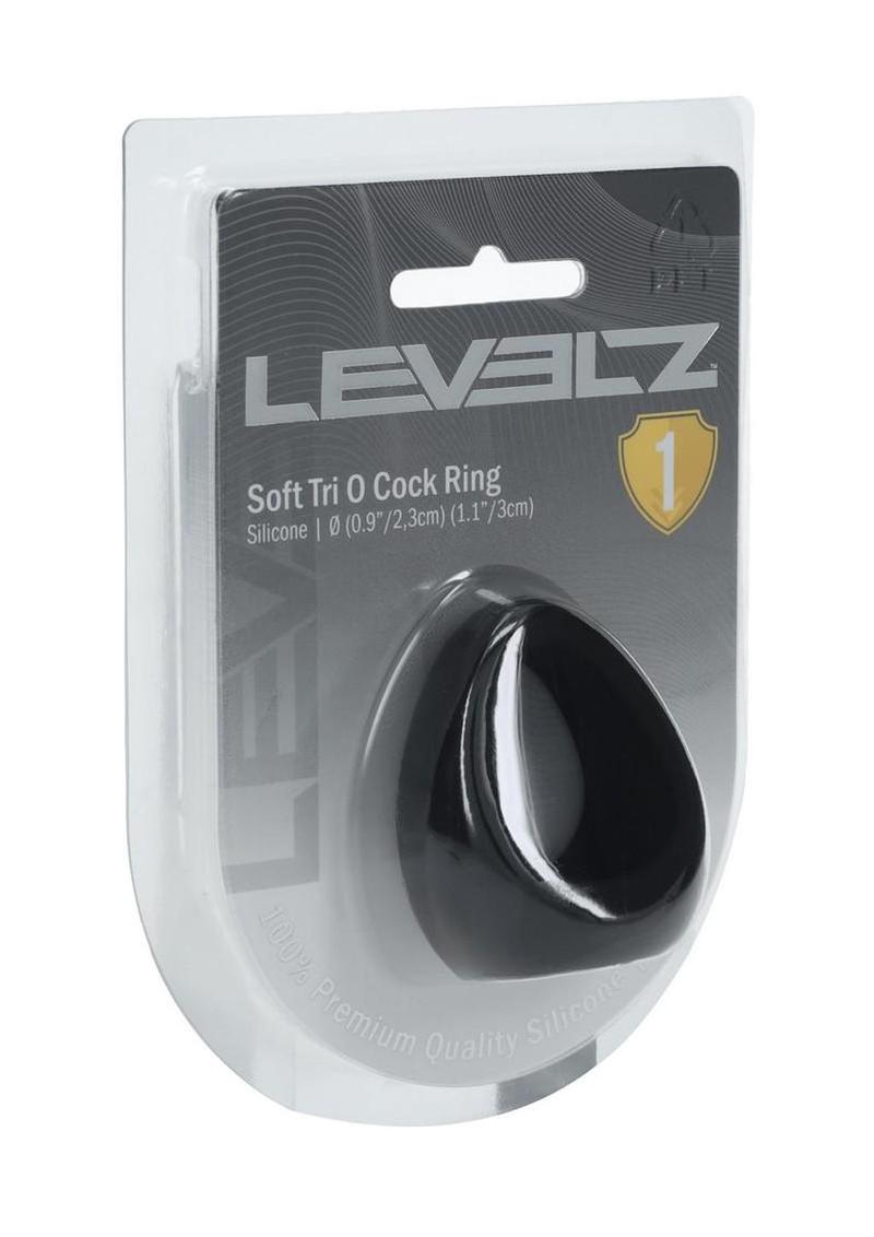 Levelz Soft Tri O Silicone Cock Ring