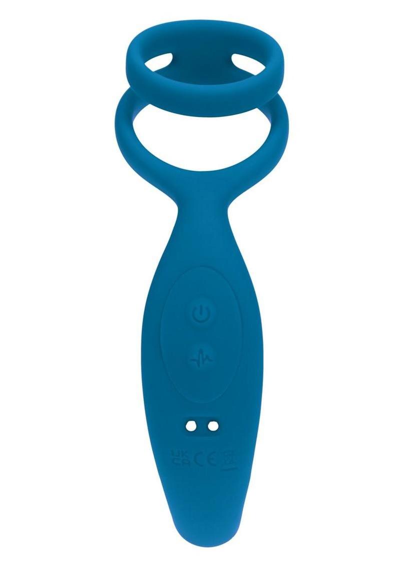 Levelz Vibrating Silicone Rechargeable Prostate Stimulator with Cock and Ball Ring