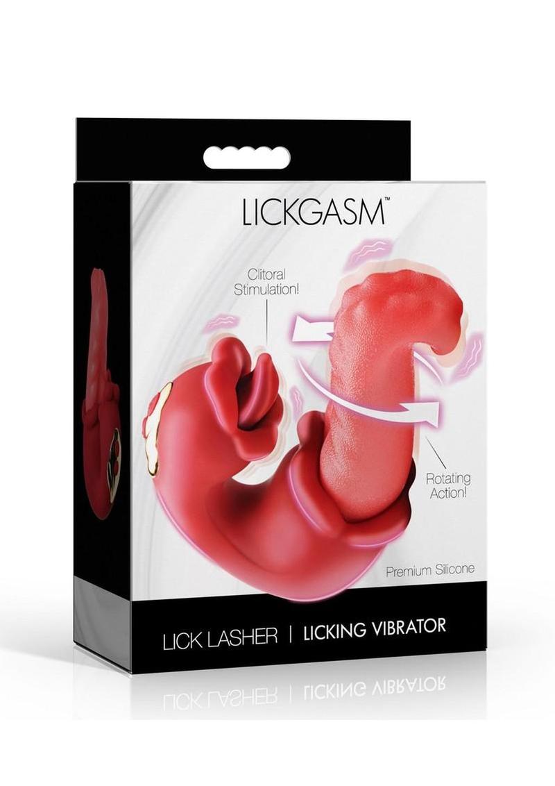Lickgasm Lick Lasher Rechargeable Silicone Licking Vibrator