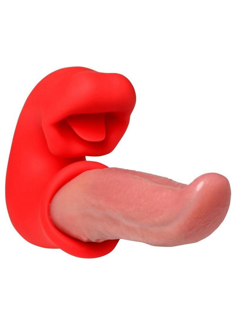 Lickgasm Lusty Licker Rechargeable Silicone Kissing and Licking Tongue Vibrator