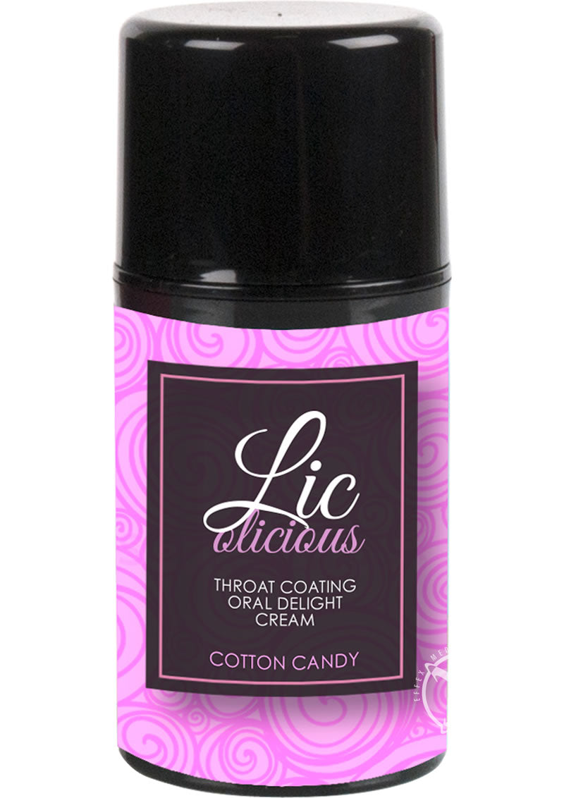Licolicious Throat Coating Oral Delight Cream Cotton Candy