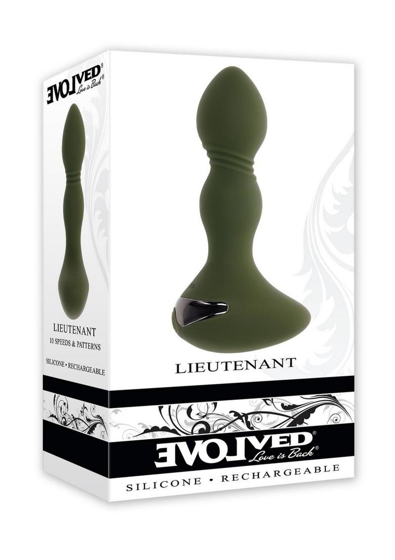 Lieutenant Rechargeable Silicone Anal Plug