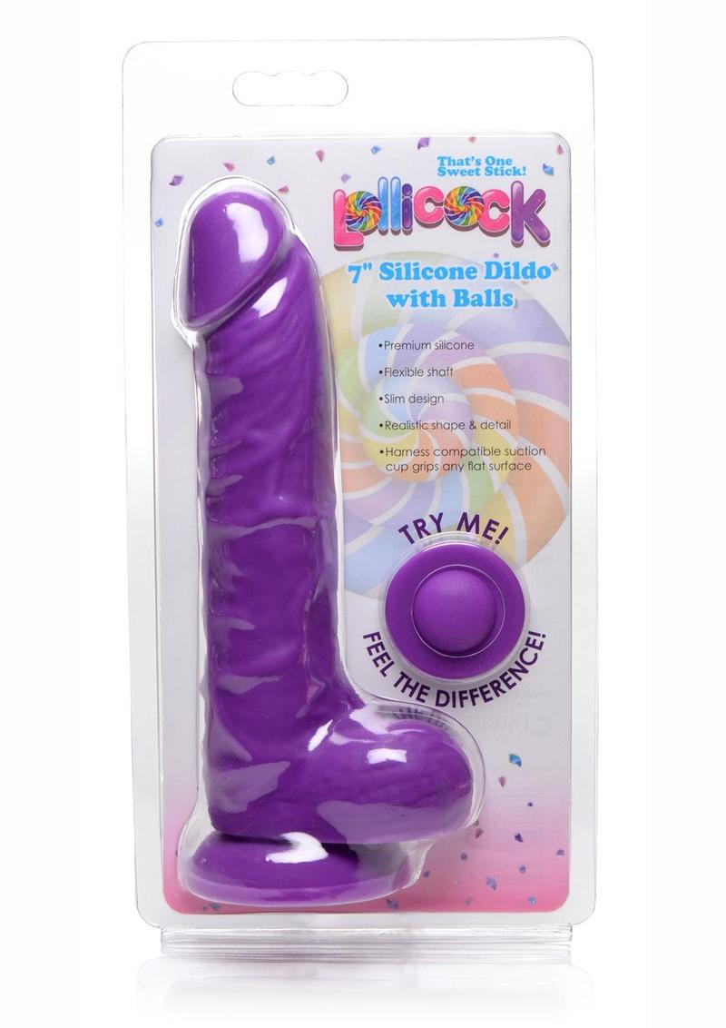 Lollicock Silicone Dildo with Balls