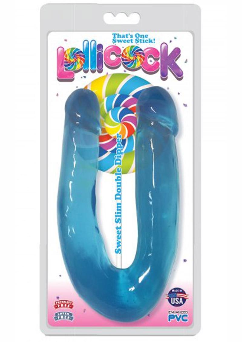 Lollicock Sweet Slim Double Dipper Double Dildo