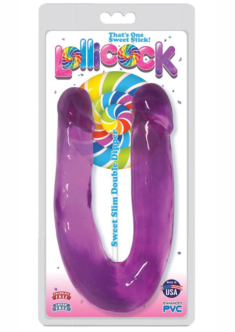 Lollicock Sweet Slim Double Dipper Double Dildo