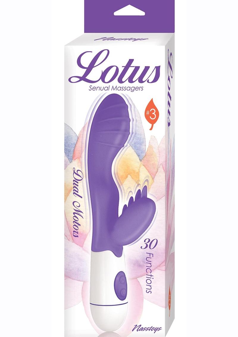 Lotus Sensual Massager #3 Silicone Rabbit Vibrator