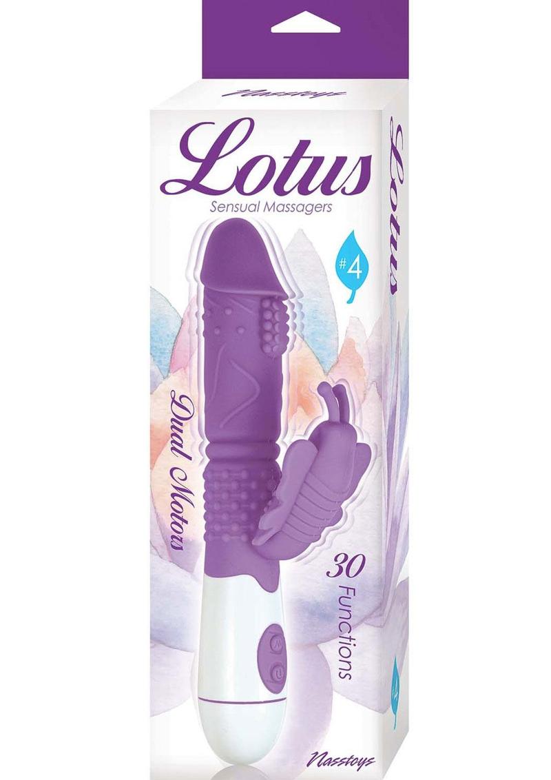 Lotus Sensual Massager #4 Silicone Rabbit Vibrator