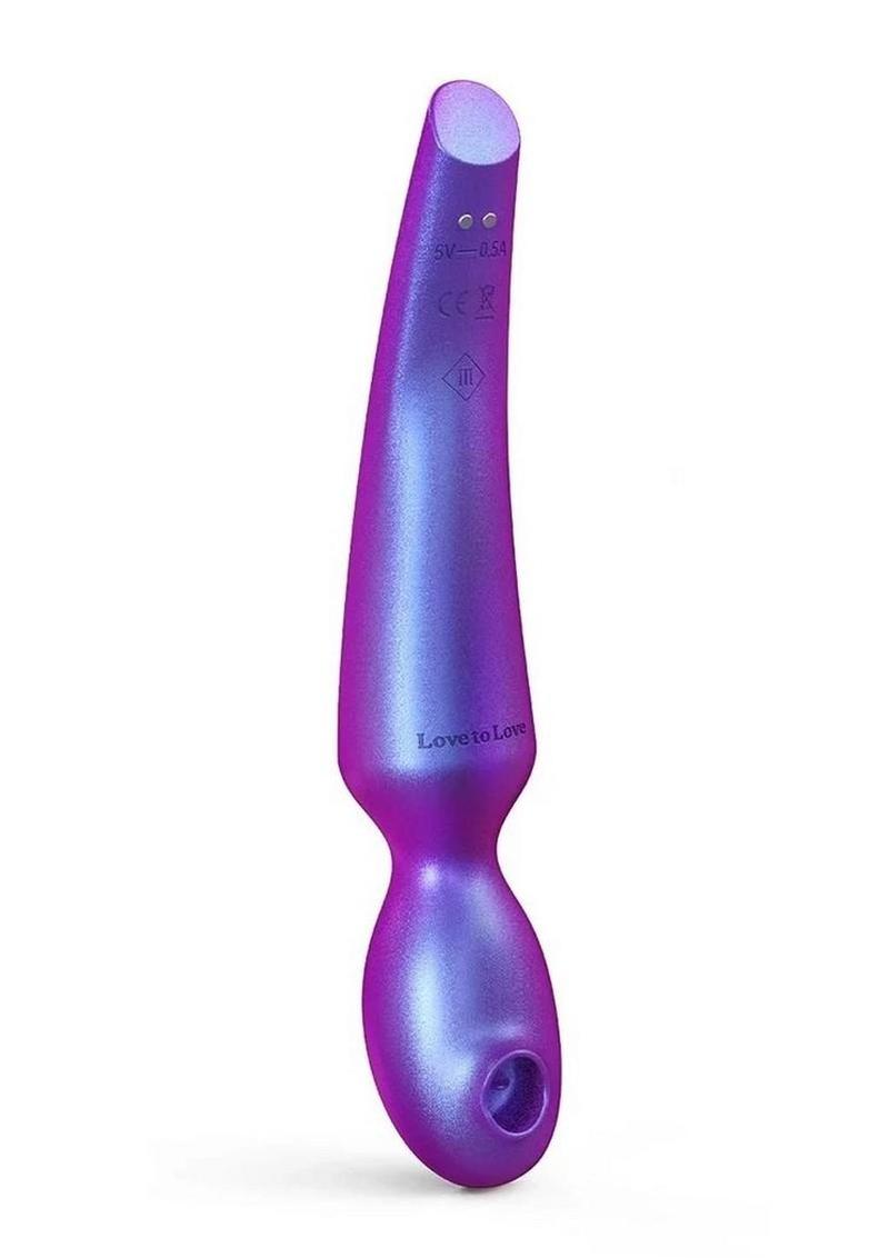 Love to Love Silicone Rechargeable Sense Touch Clitoral Stimulator - Iridescent Night