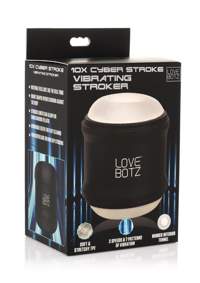 Lovebotz 10x Cyber Stroke Rechargeable Vibrating Stroker