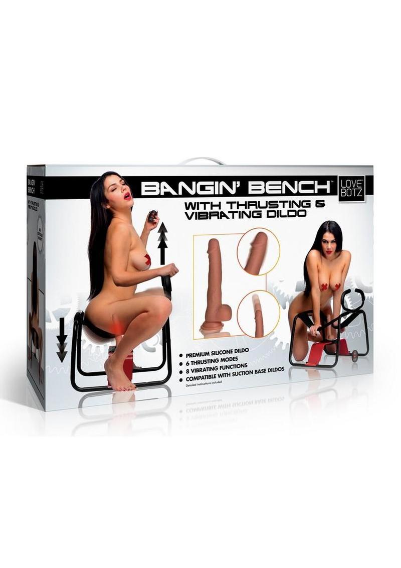 Lovebotz Bangin' Bench with Thrusting and Vibrating Dildo