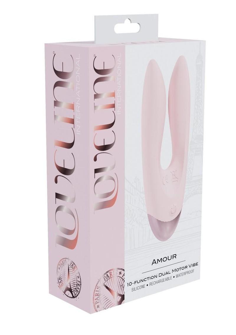 Loveline Amour 10 Function Dual Motor Silicone Rechargeable Vibrator