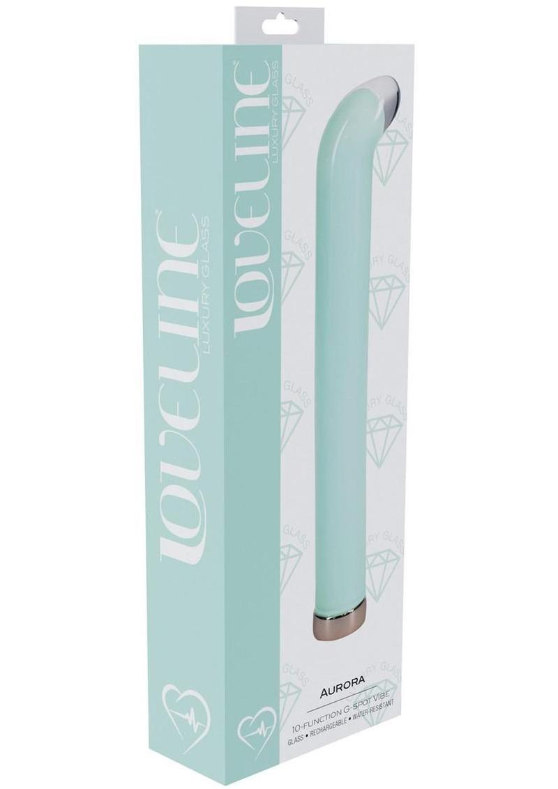 Loveline Aurora 10 Function G-Spot Rechargeable Glass Vibrator