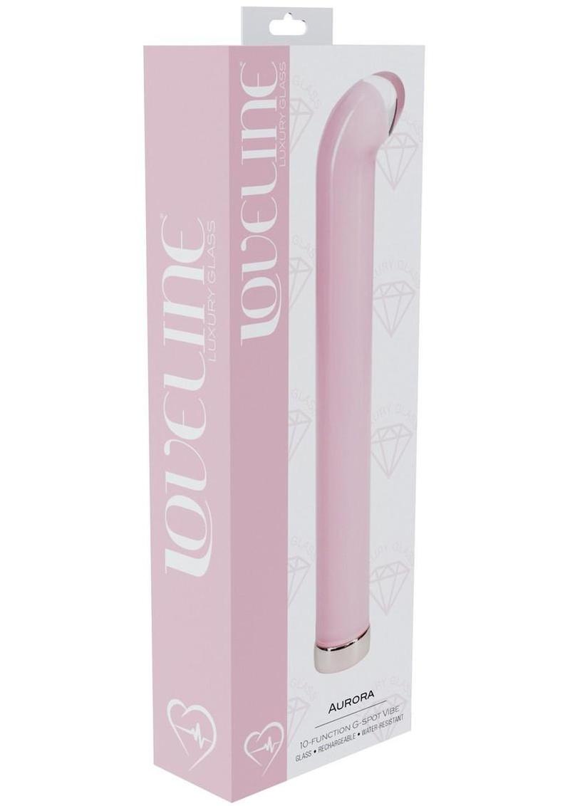 Loveline Aurora 10 Function Rechargeable Glass G-Spot Vibrator