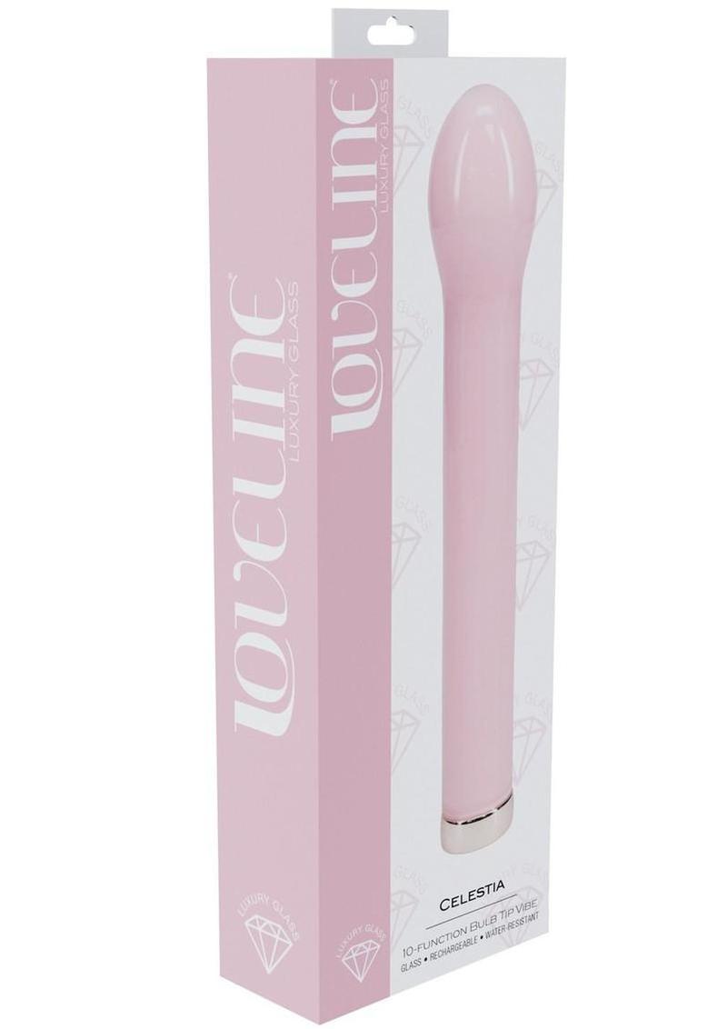 Loveline Celestia 10 Function Bulb Tip Rechargeable Glass Vibrator