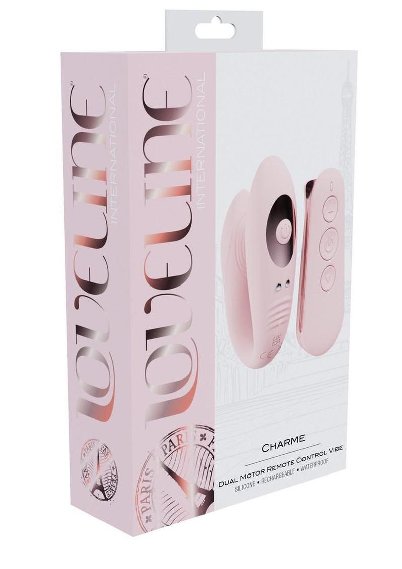 Loveline Charme Dual Motor Silicone Rechargeable Vibrator with Remote Control