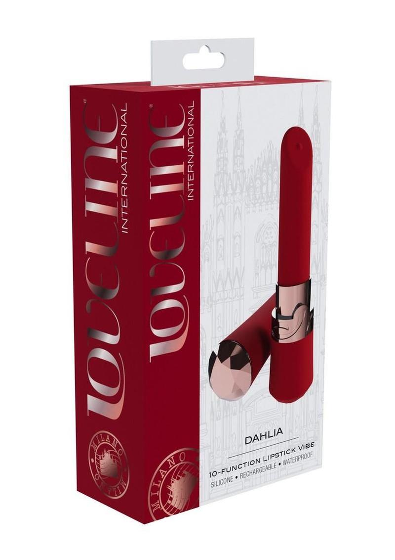 Loveline Dahlia 10 Function Silicone Lipstick Vibrator