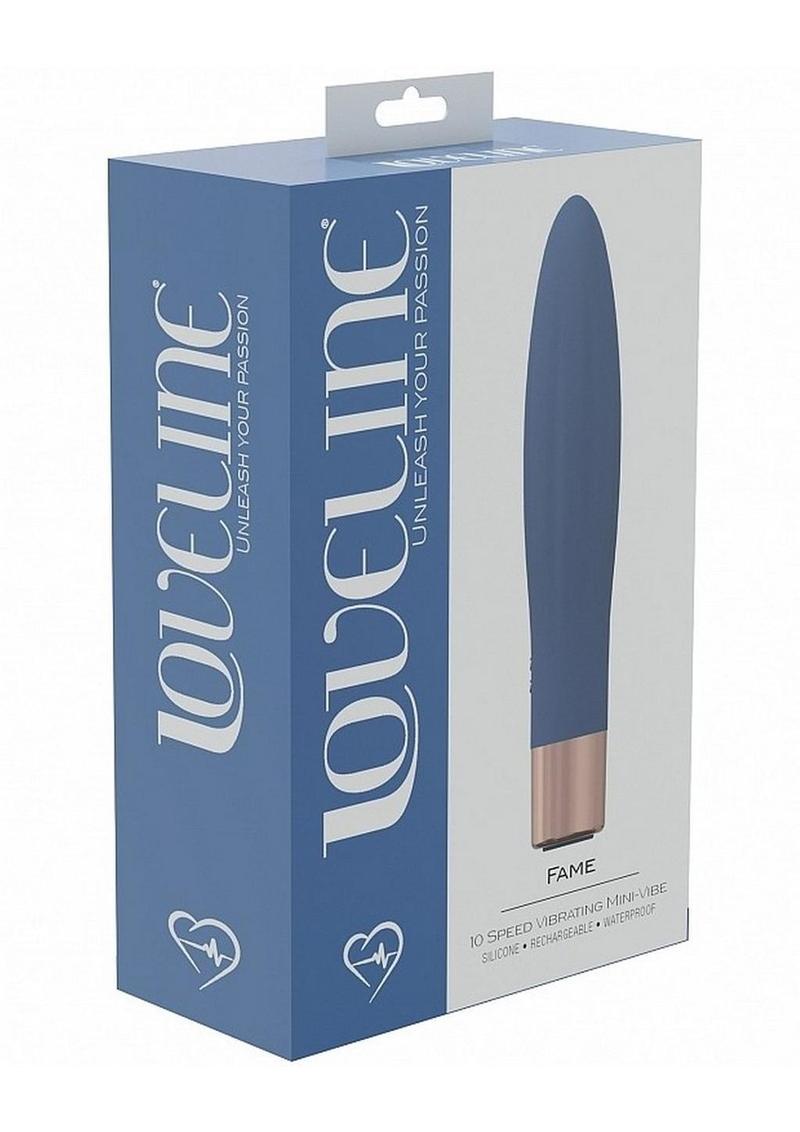 Loveline Fame Silicone Rechargeable 10 Speed Mini Vibrator