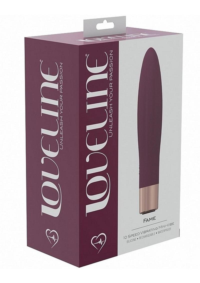 Loveline Fame Silicone Rechargeable 10 Speed Mini Vibrator