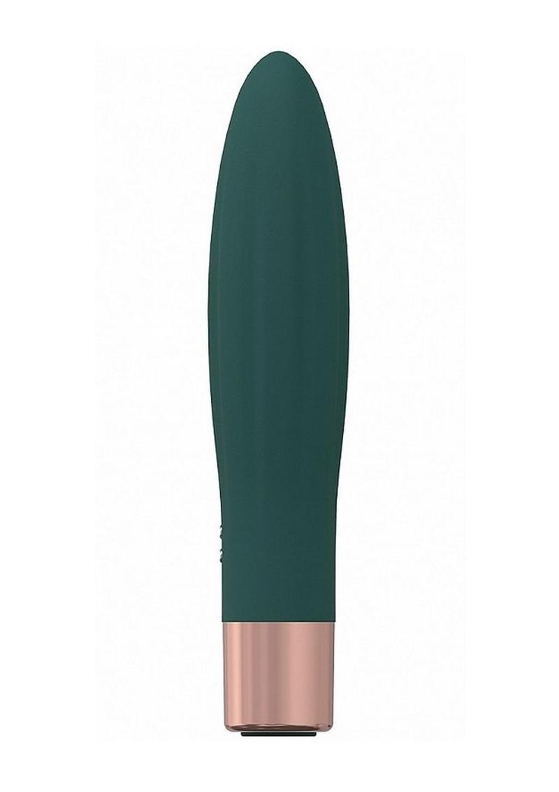 Loveline Fame Silicone Rechargeable 10 Speed Mini Vibrator - Forest