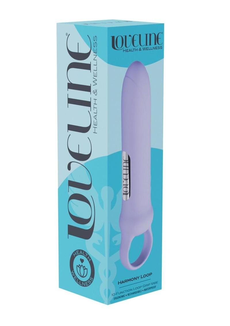 Loveline Harmony Loop Grip 10 Function Rechargeable Silicone Vibrator