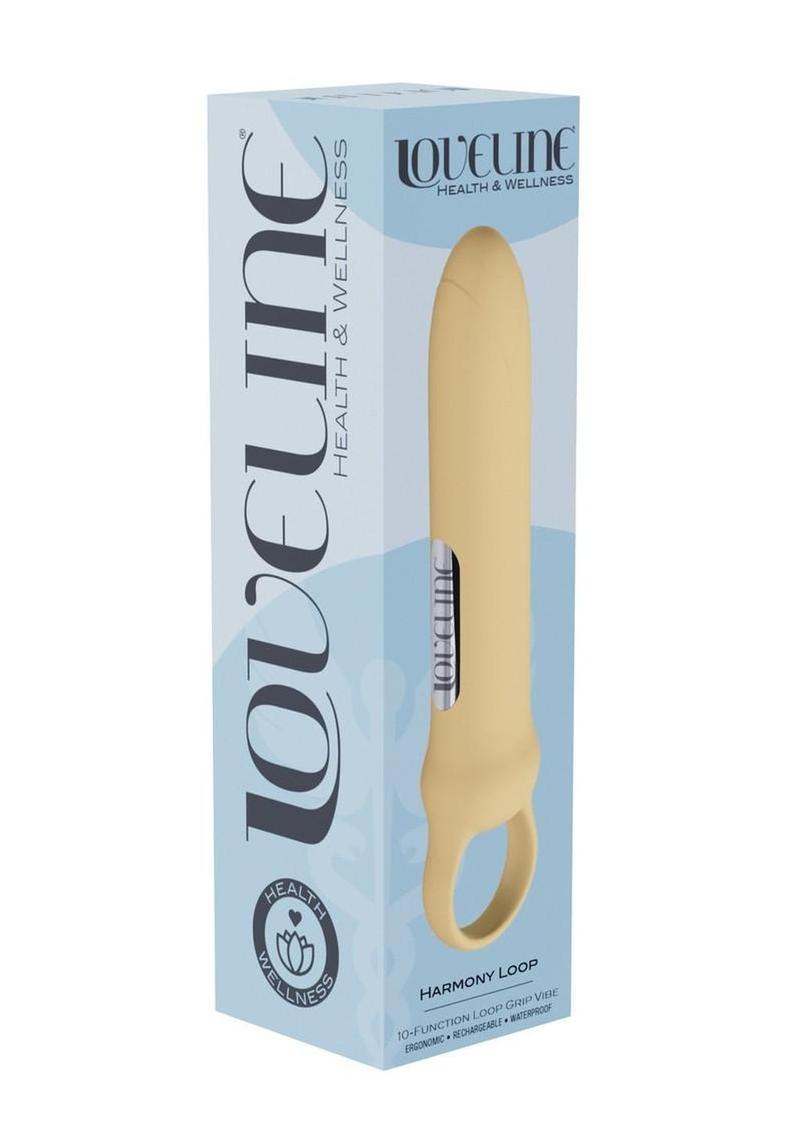 Loveline Harmony Loop Grip Vibe Ergonomic 10 Function Silicone Bullet Massager