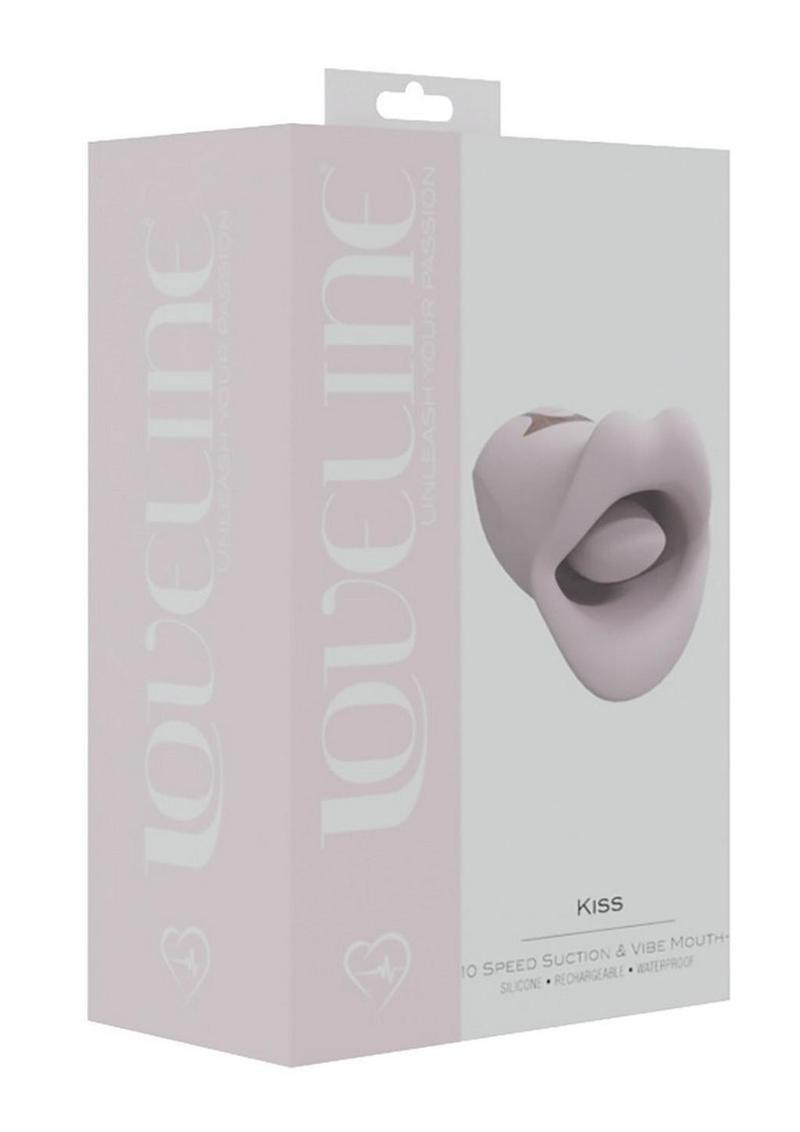 Loveline Kiss 10 Speed Silicone Rechargeable Suction and Vibrating Mouth