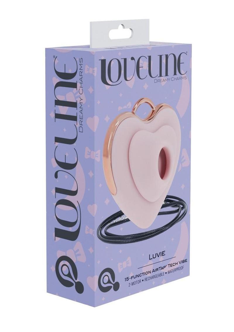Loveline Luvie Airtaptech 10 Function Silicone Rechargeable Vibrator